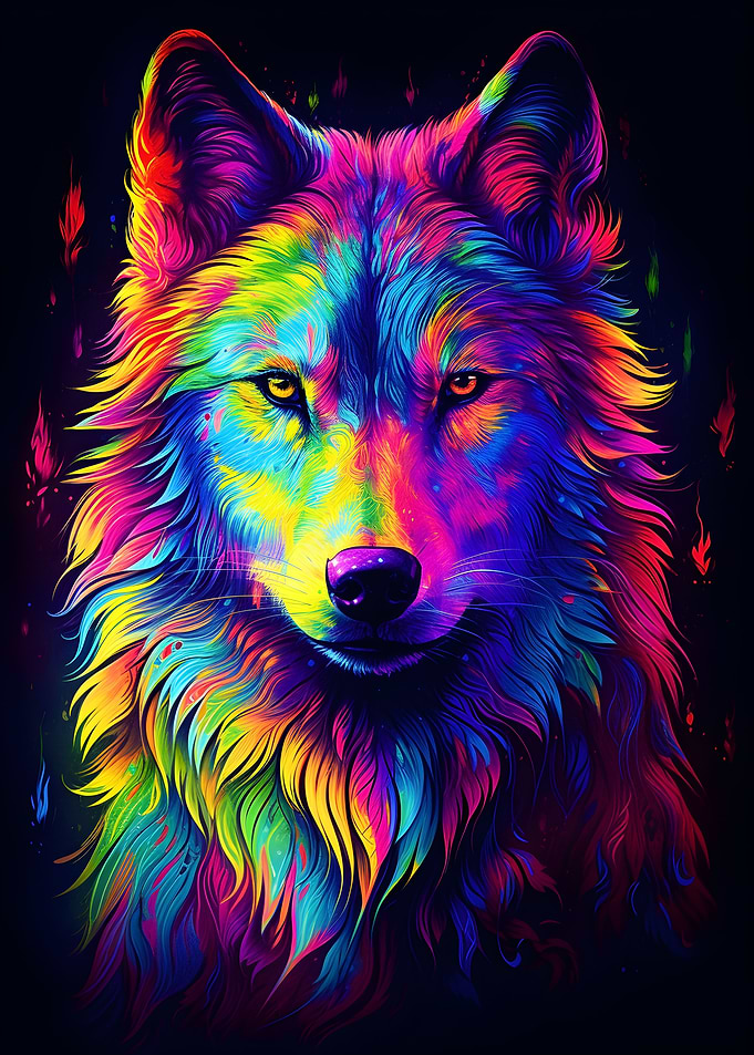 Neon Wolf