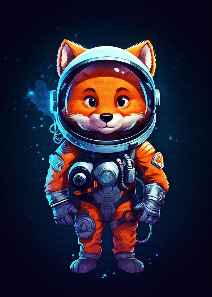 Fox Astronaut
