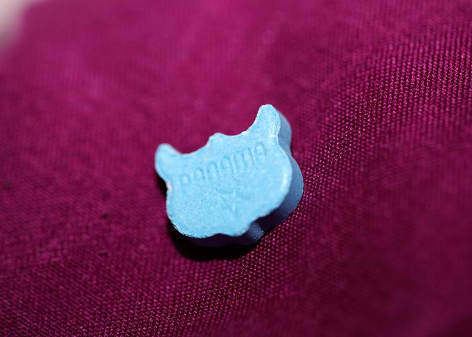 Ecstasy owl pill with mdma
