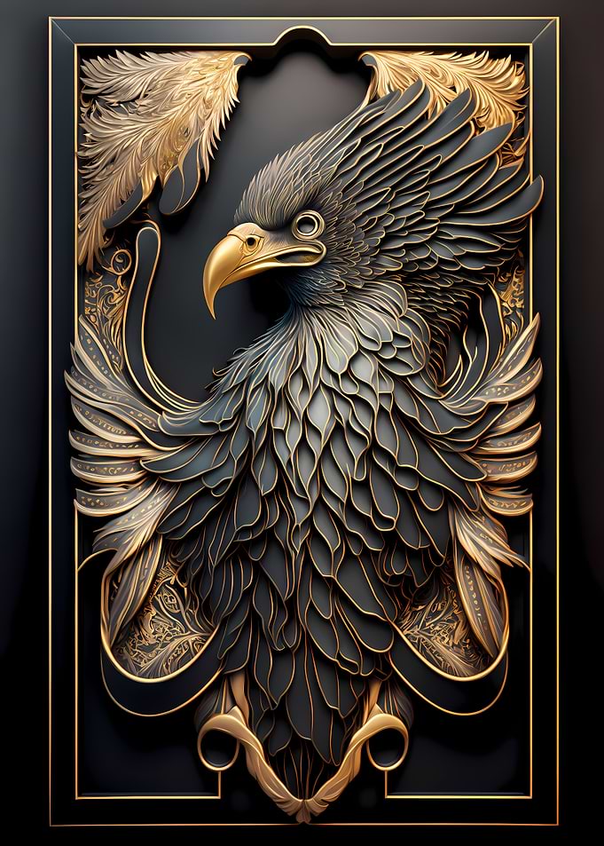 King Eagle Art Deco