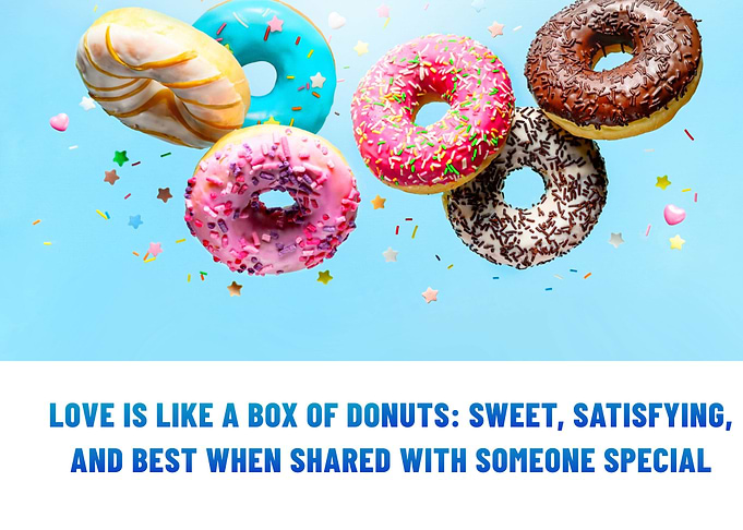 love is box of donuts