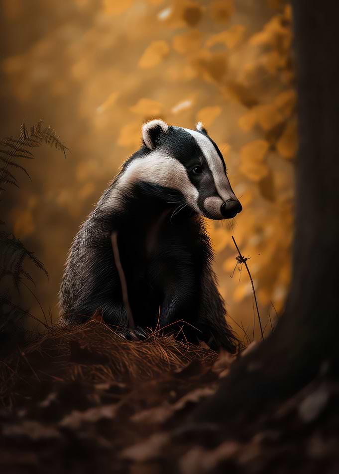 Fierce badger