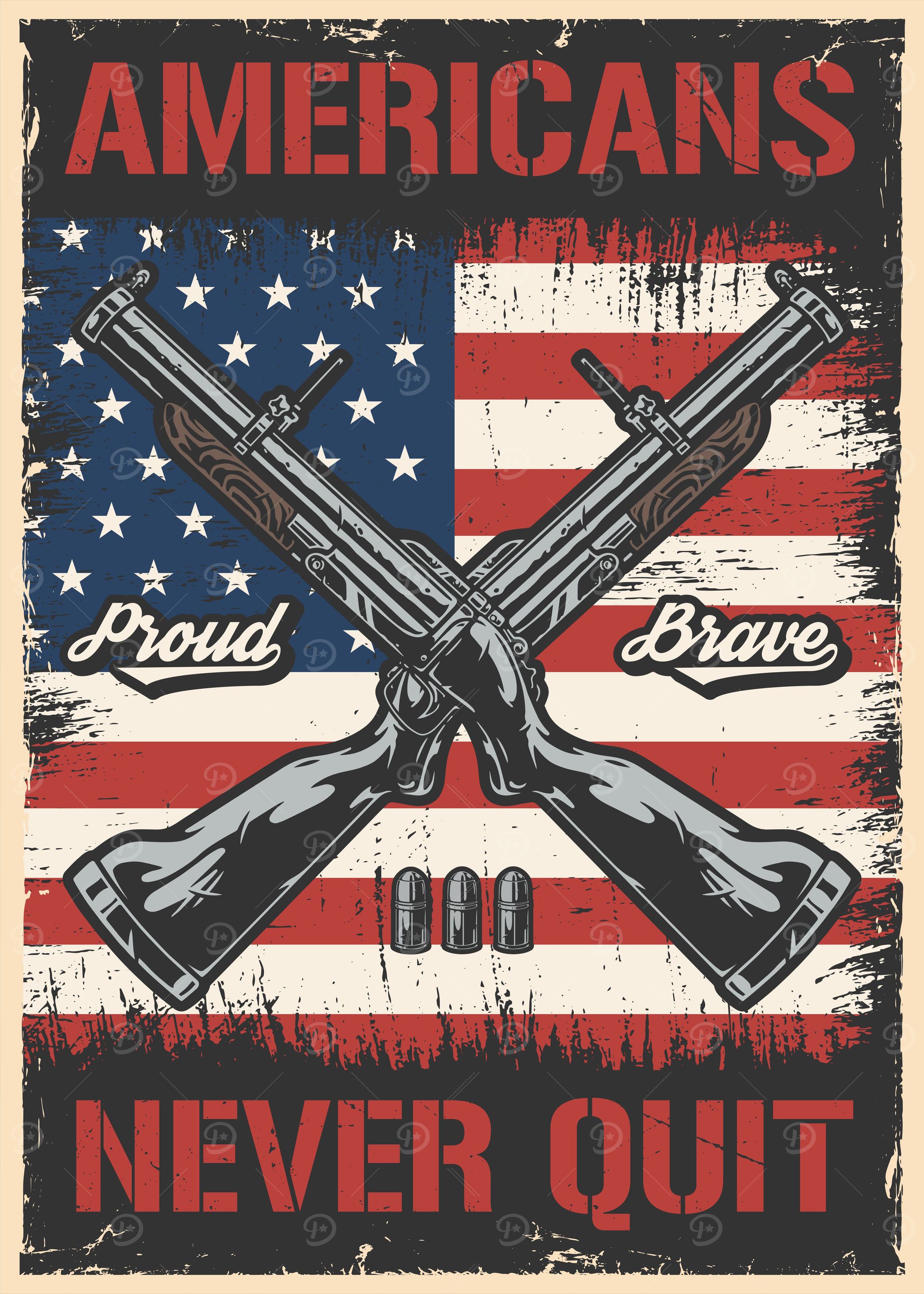 Americans Never Quit