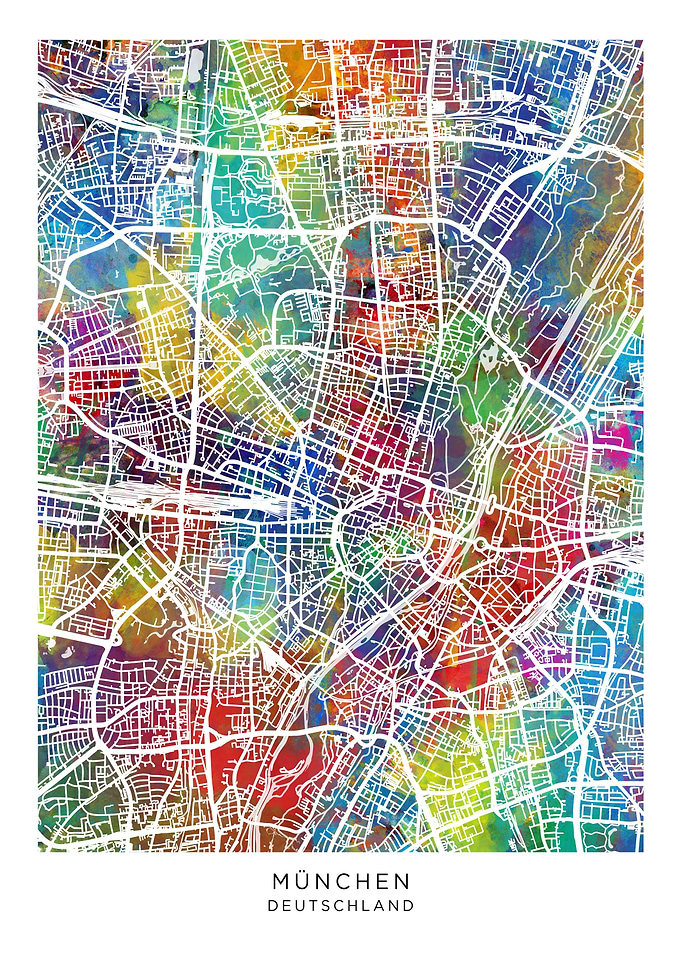Munich Germany Map