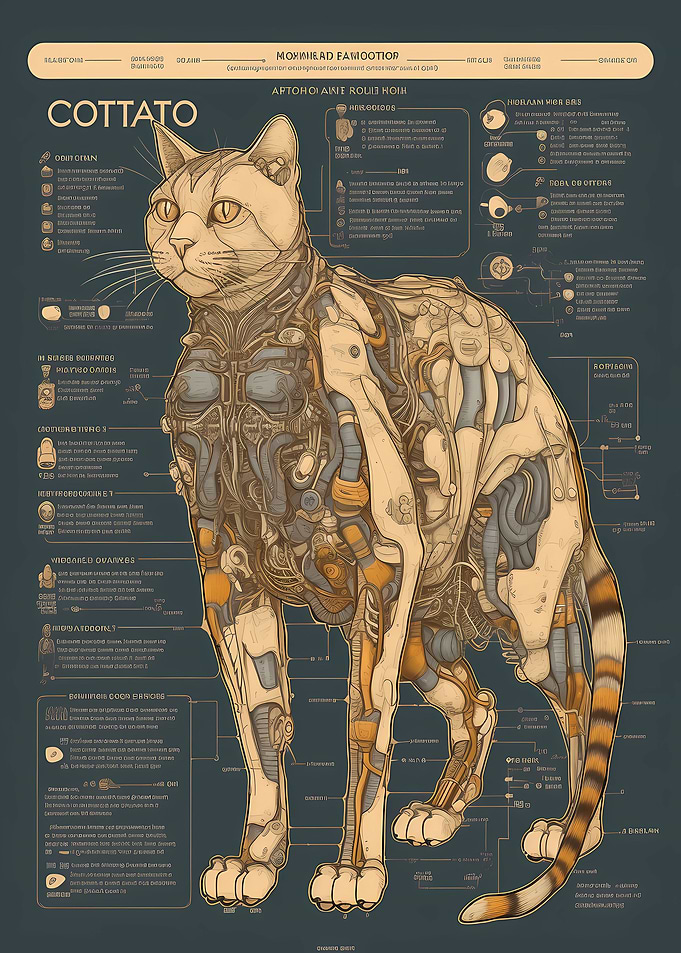 Cyborg Cat Infografic