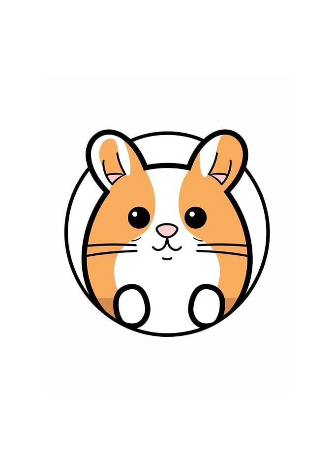 Hamster Face Kawaii Hammy