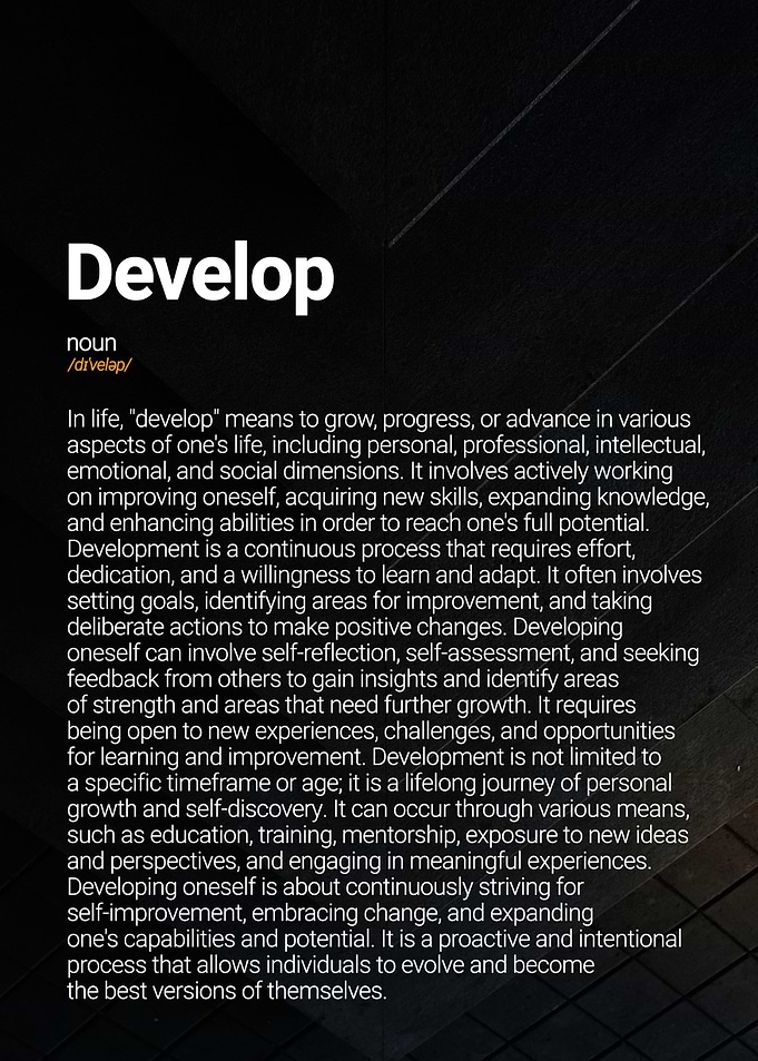 Develop