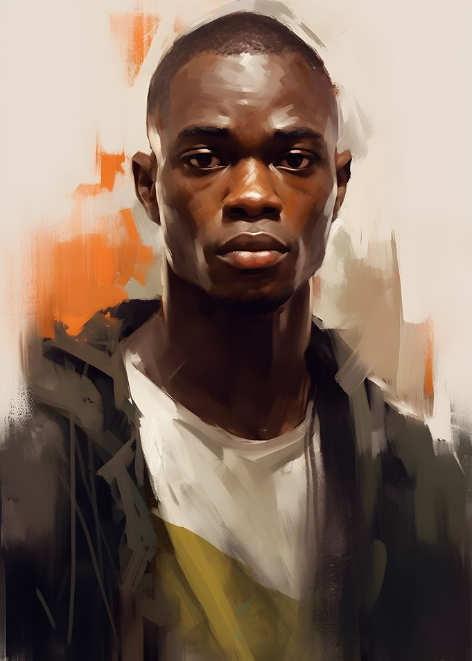 African American Man 04