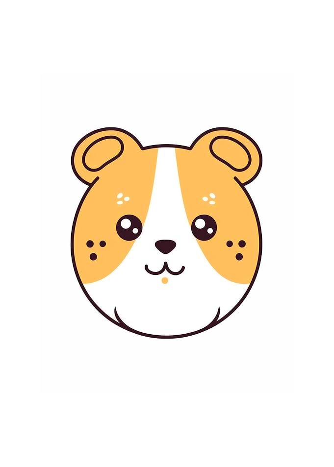 Hamster Face Kawaii Hammy