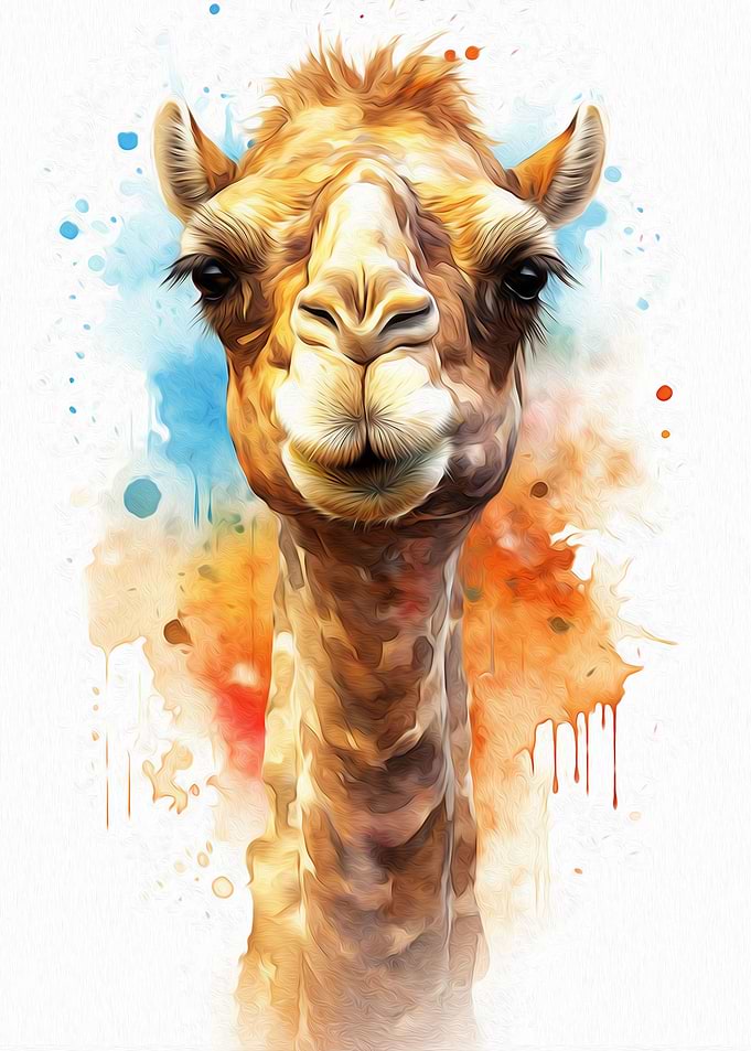 Camel Watercolor