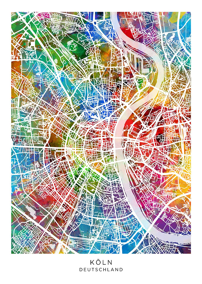 Cologne Germany Map