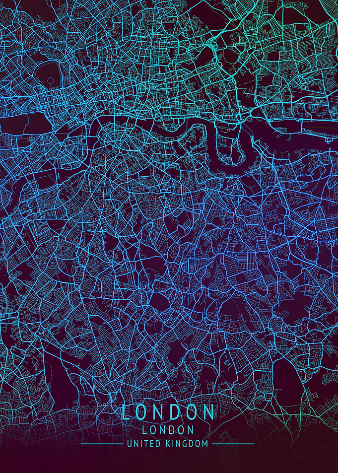 London UK City Map
