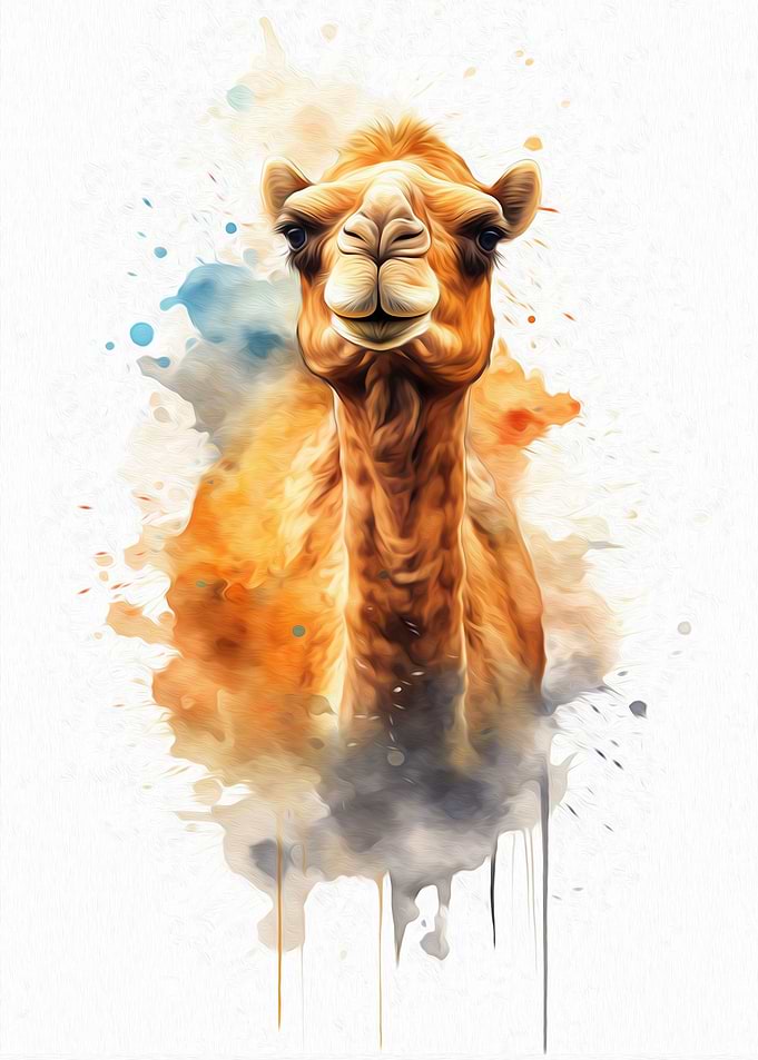 Camel Watercolor