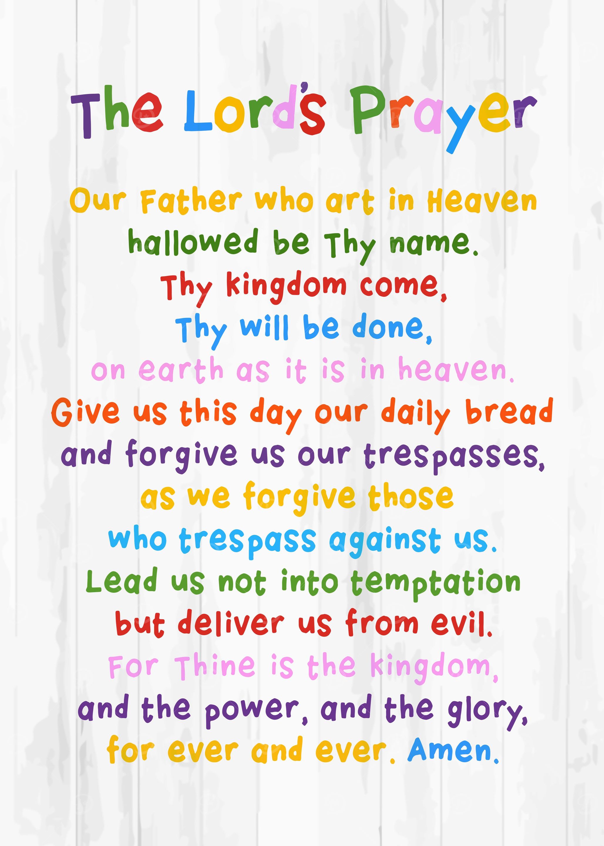 The Lords Prayer