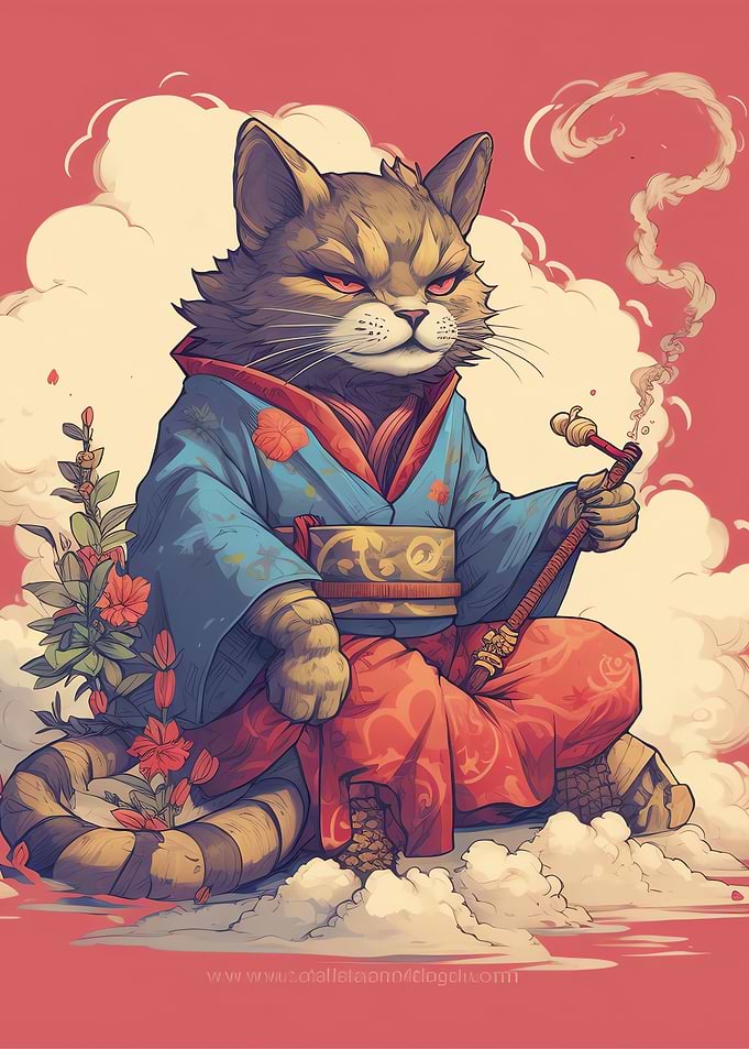 Samurai Cat