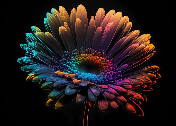 Flower watercolor art