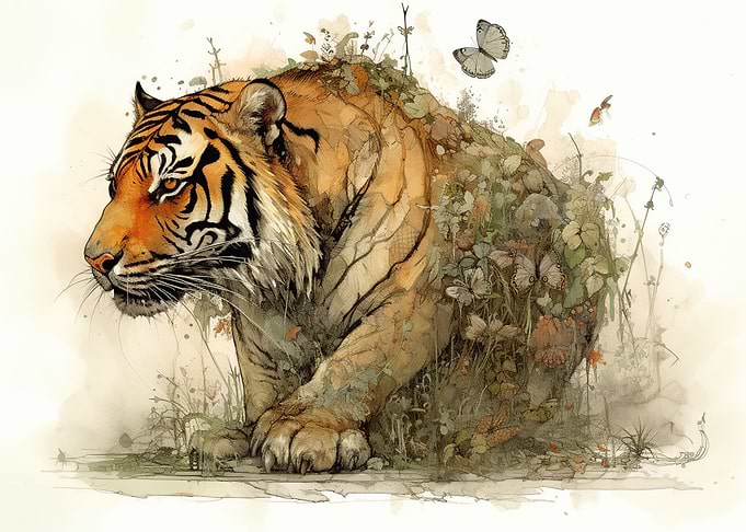 Pristine Tiger Landscape