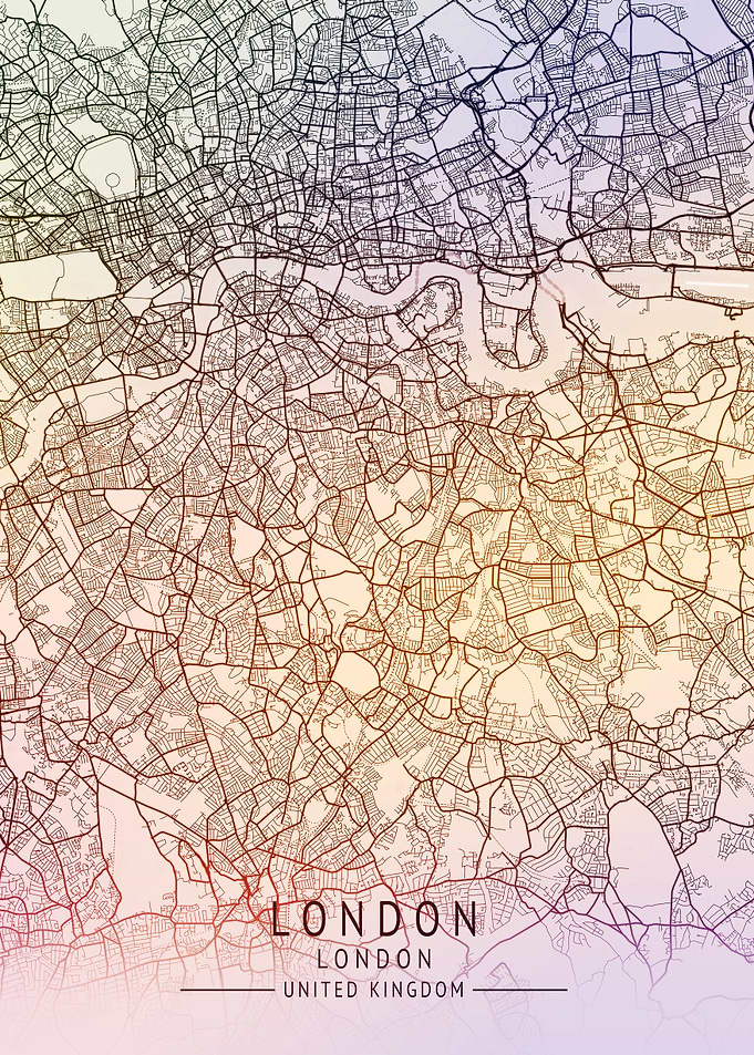 London UK City Map
