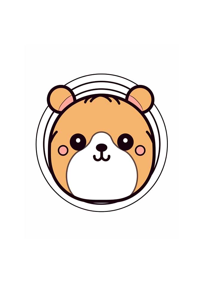 Hamster Face Kawaii Hammy