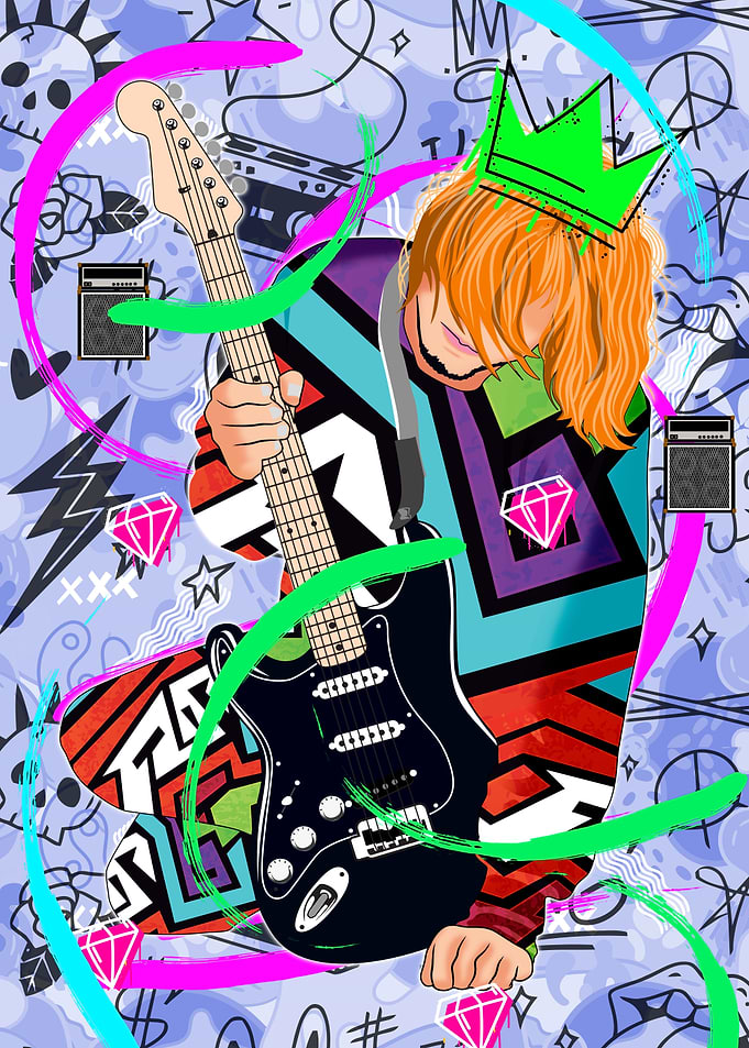 cobain street art
