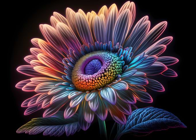 Flower watercolor art