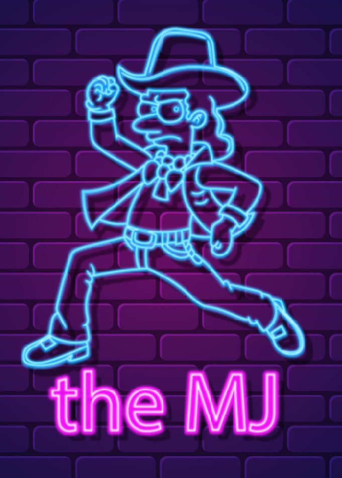 music dance retro neon