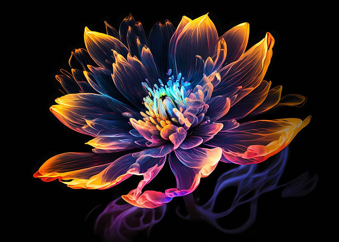 Flower watercolor art