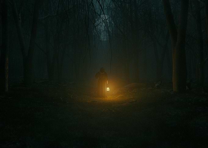 Misty Forest Scene 1 3D