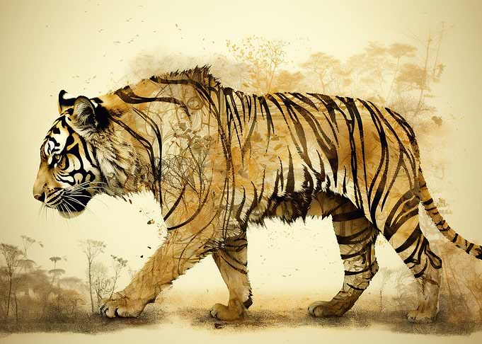 Graceful Predator Print