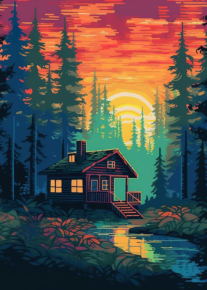 house in the forest
