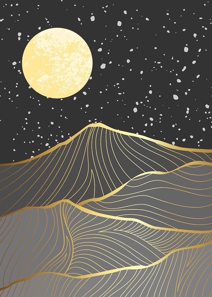 Golden Mountain Sunset