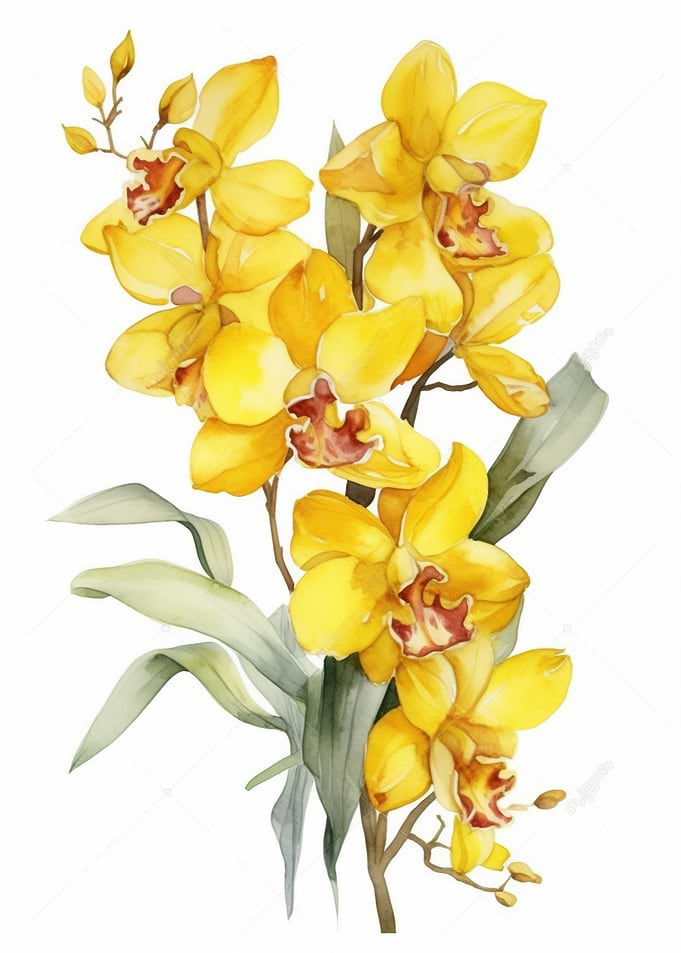 Yellow Orchids