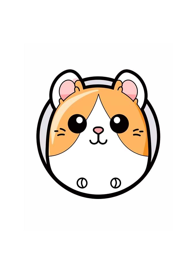 Hamster Face Kawaii Hammy