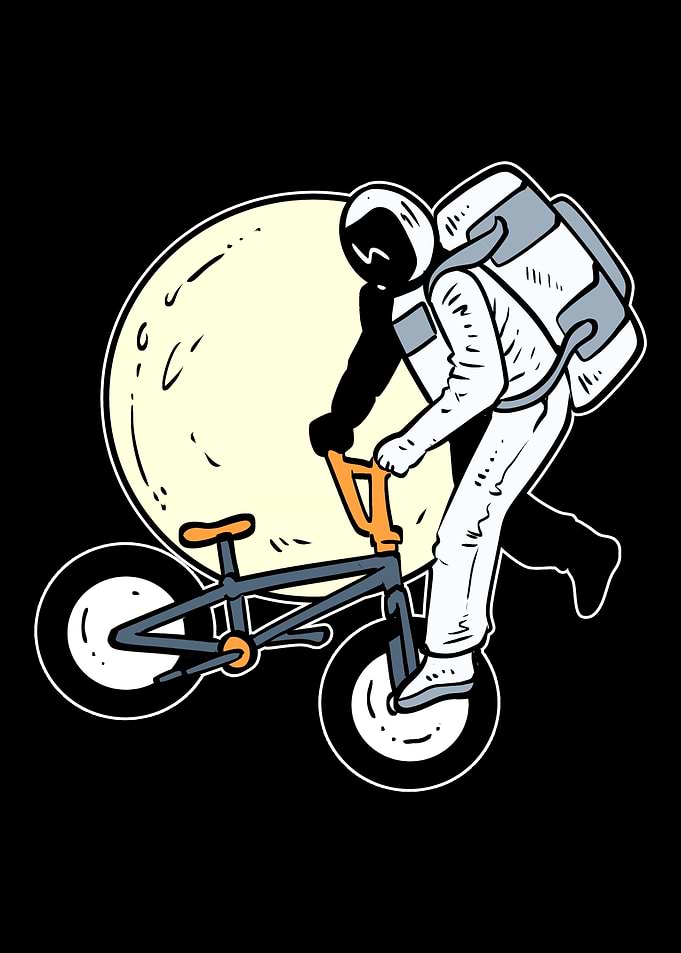 Astronaut and Space Nature