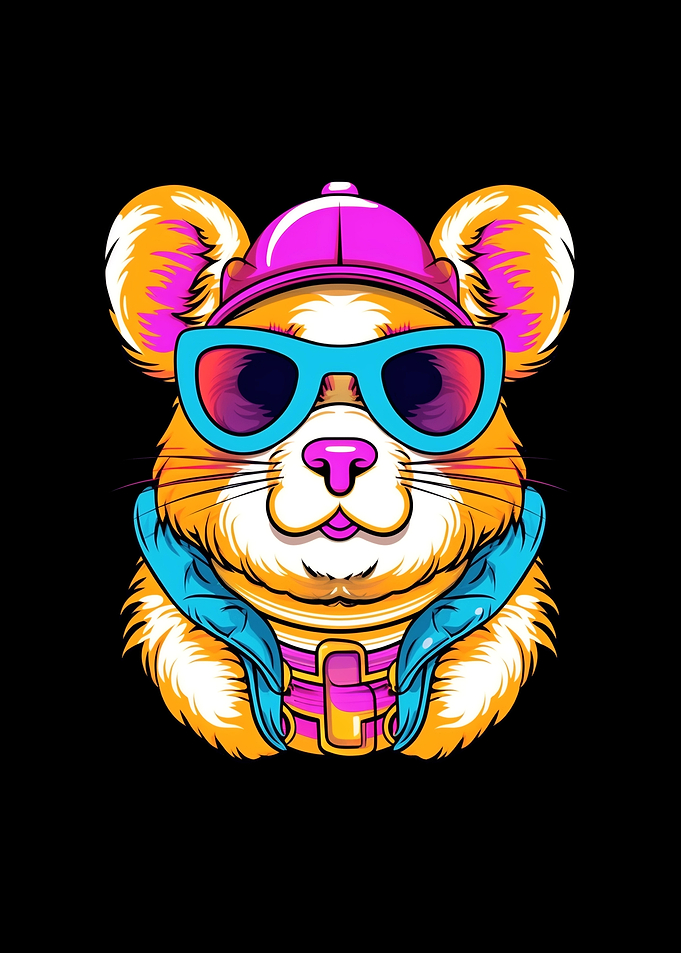 Hamster Wearing Sunglasses