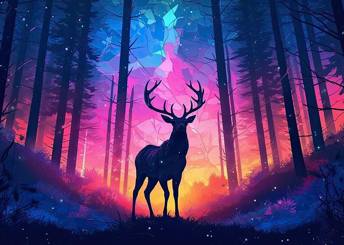 Stag Silhouette