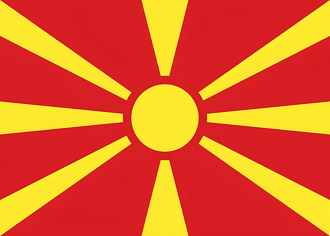 Flag of North Macedonia