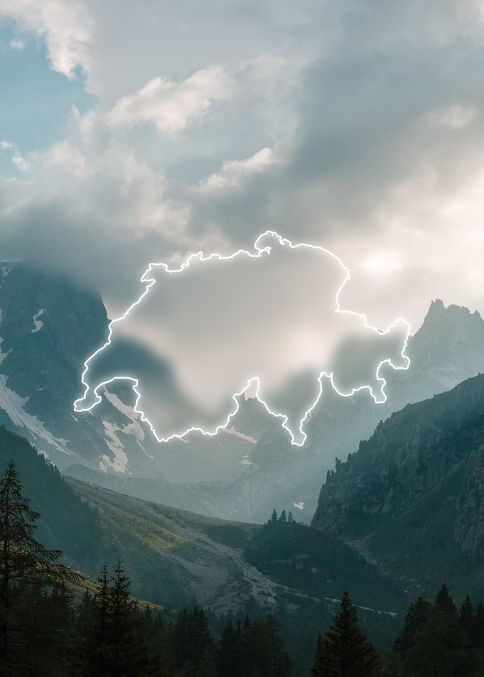 Switzerland Country Map