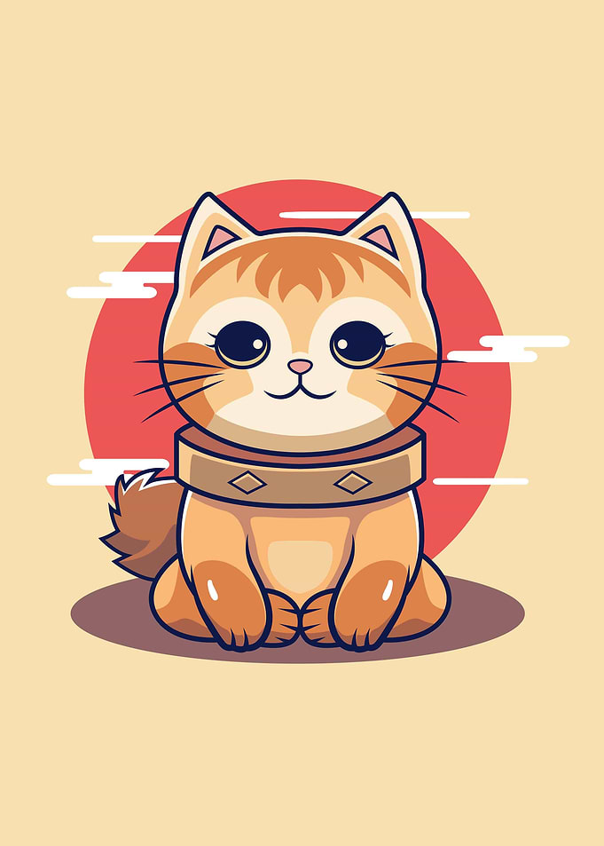 Orange Cute Cat