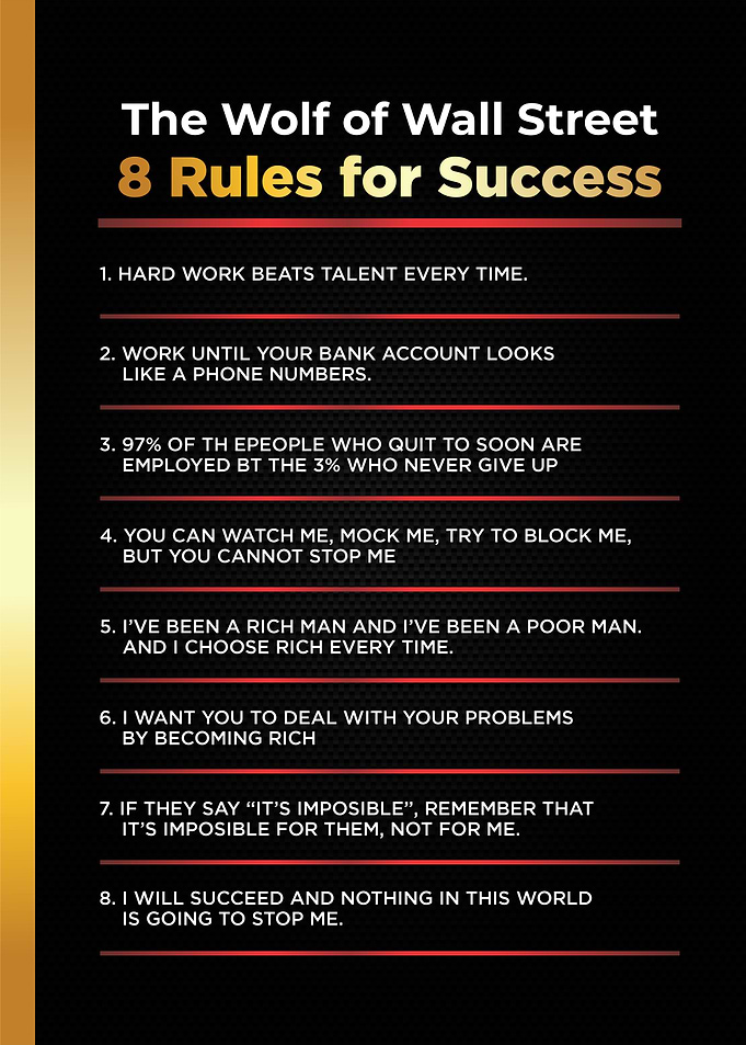 8 wall street rules