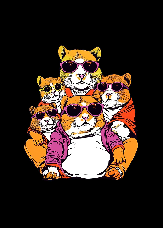 Hamsters Pile Hamster