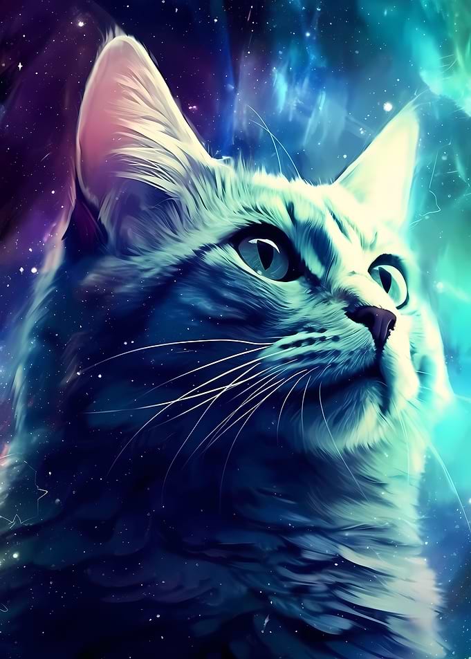 Cat Colorful