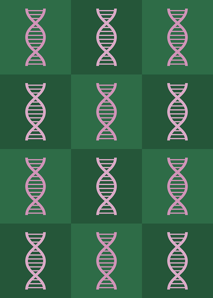 DNA Science Icons Pop Art