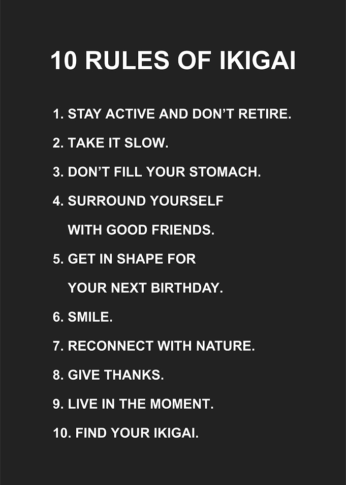 rules of ikigai