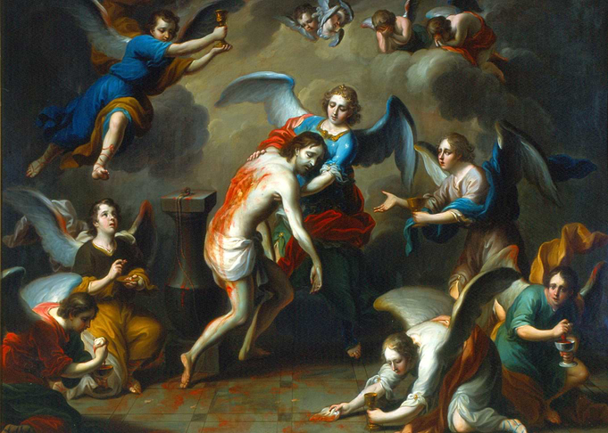 Christ Consoled Angels