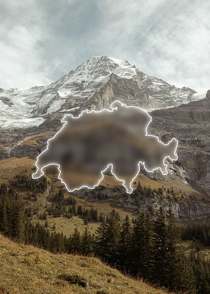 Switzerland Country Map