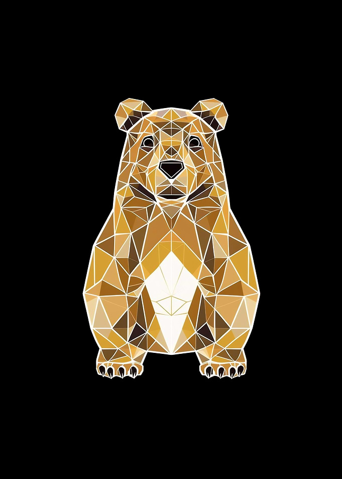 Hamster Outline Geometric