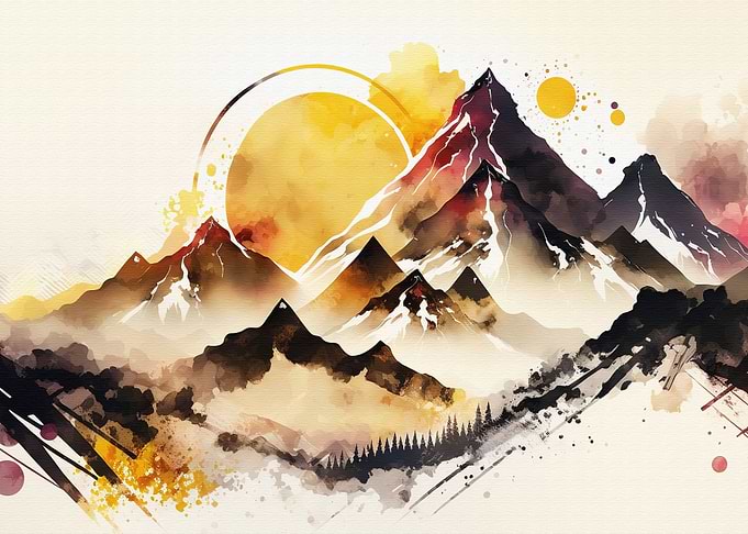 The mountain beautiful