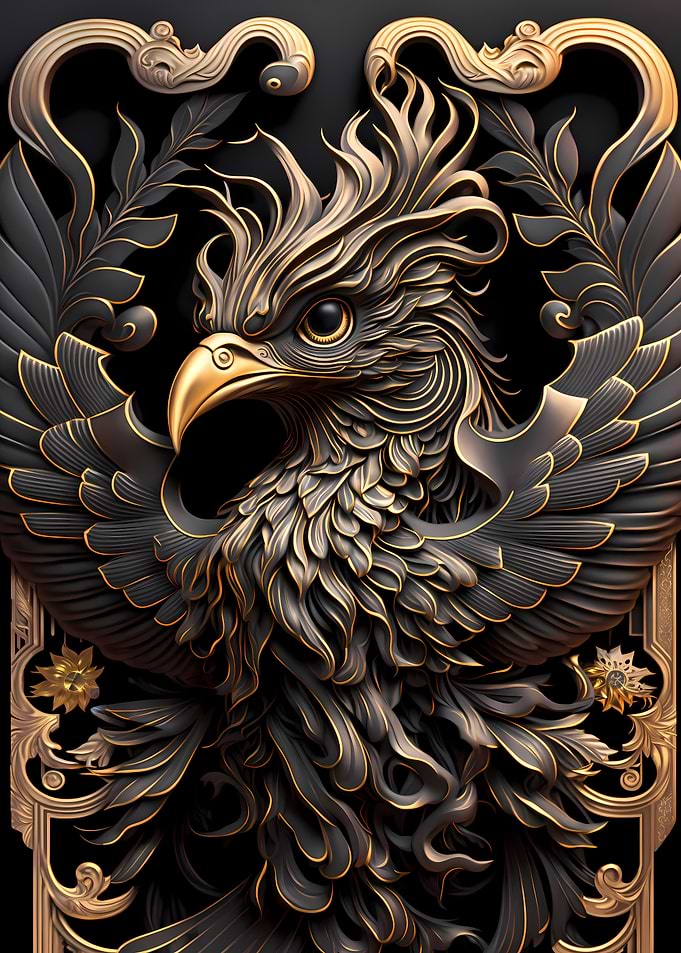 Glorious Phoenix Art Deco