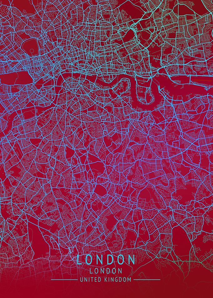 London UK City Map